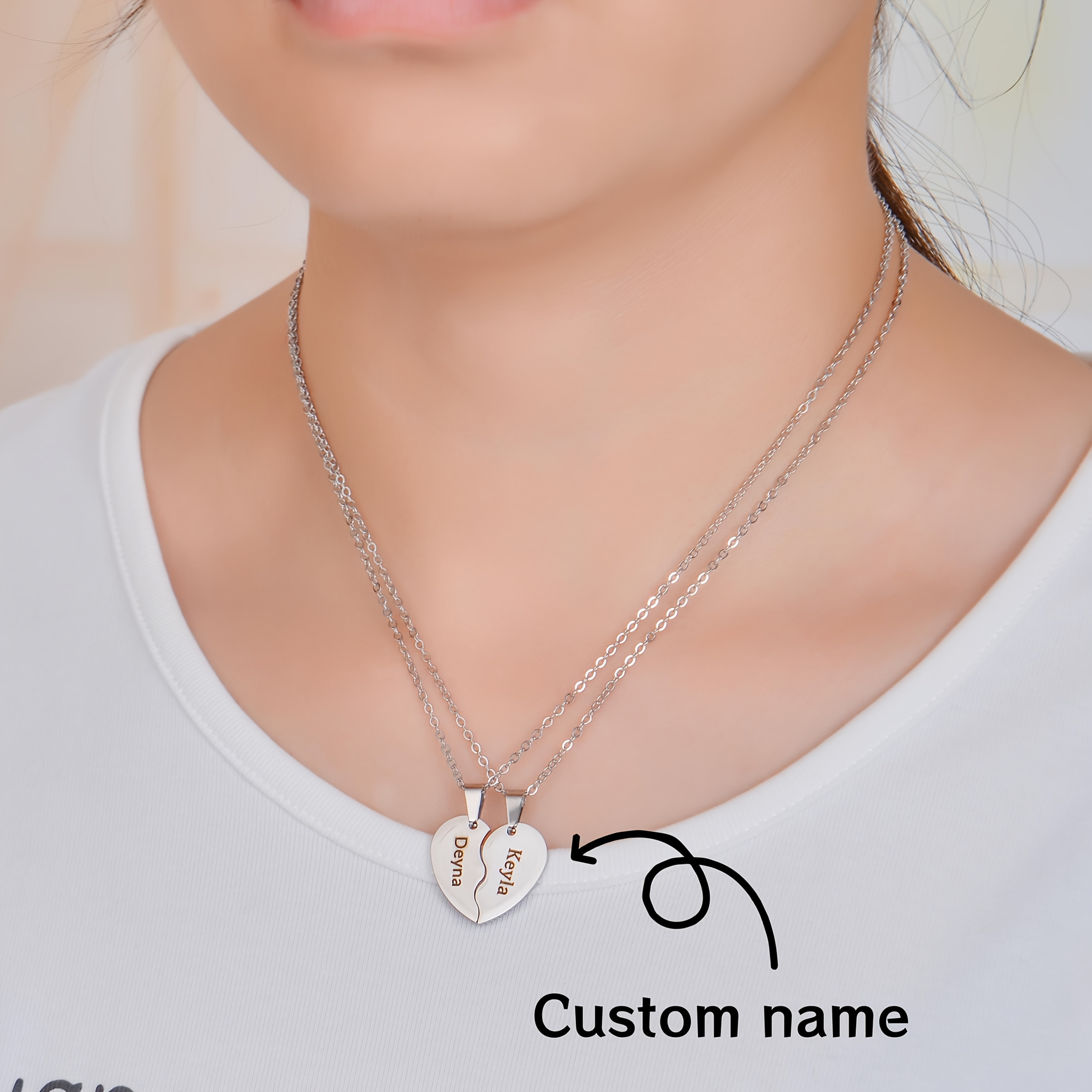 Personalized Custom Name Stainless Steel Necklace